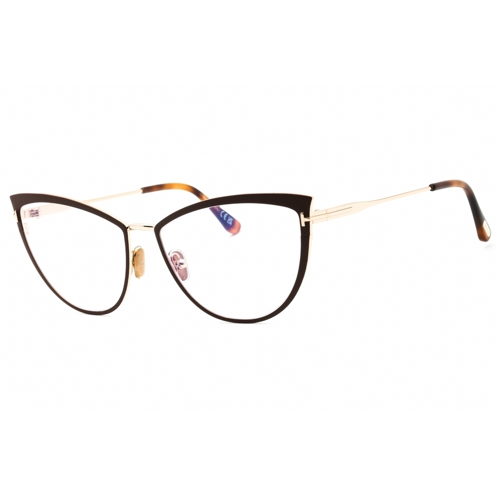 NWT Tom Ford FT5877 Matte Light Cat Eye 56mm Eyeglasses